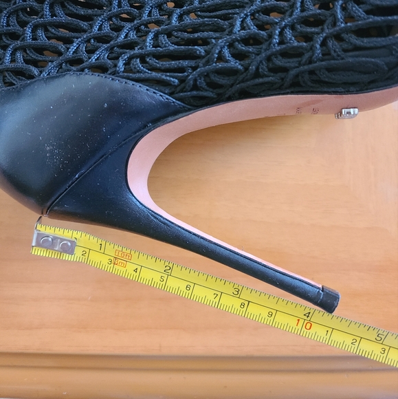 Schutz Black Booties Size 7.5 - Picture 8 of 8